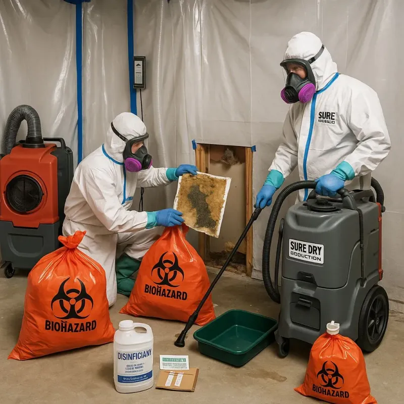 Contaminated Water Handling Protocols process in Edgecliff Village, TX