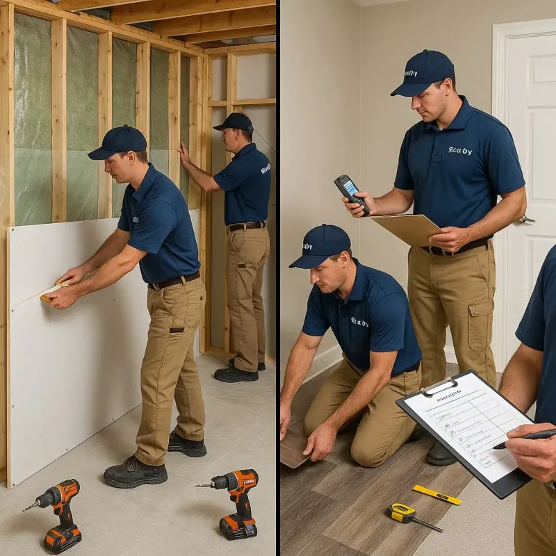 Repairs and Reconstruction process in Edgecliff Village, TX