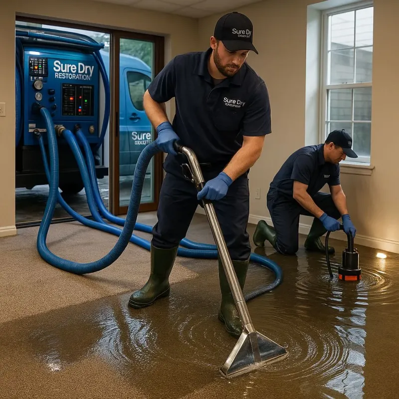 Water Extraction and Removal process in Edgecliff Village, TX